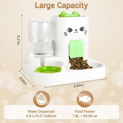 2-in-1 Gravity Pet Feeder & Water Dispenser - Image 3