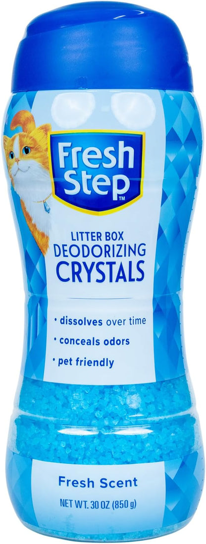 Fresh Step Cat Litter Crystals Deodorizer, Non Toxic Odor Neutralizing Crystals by FreshStep