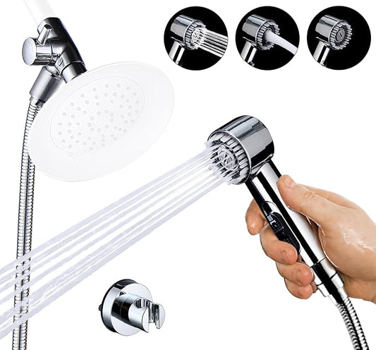3 Mode Dog Shower Attachment, High Pressure Handheld Sprayer by V-Frankness