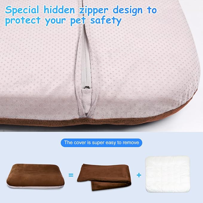 Magic Dog Super Soft Large Dog Bed Pad Mat Orthopedic Pet Beds 30 Inch Washable - Image 5