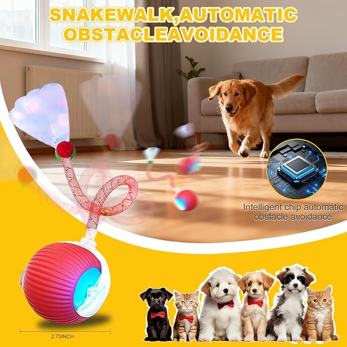3-Pack Interactive Cat Toys Ball - Image 3