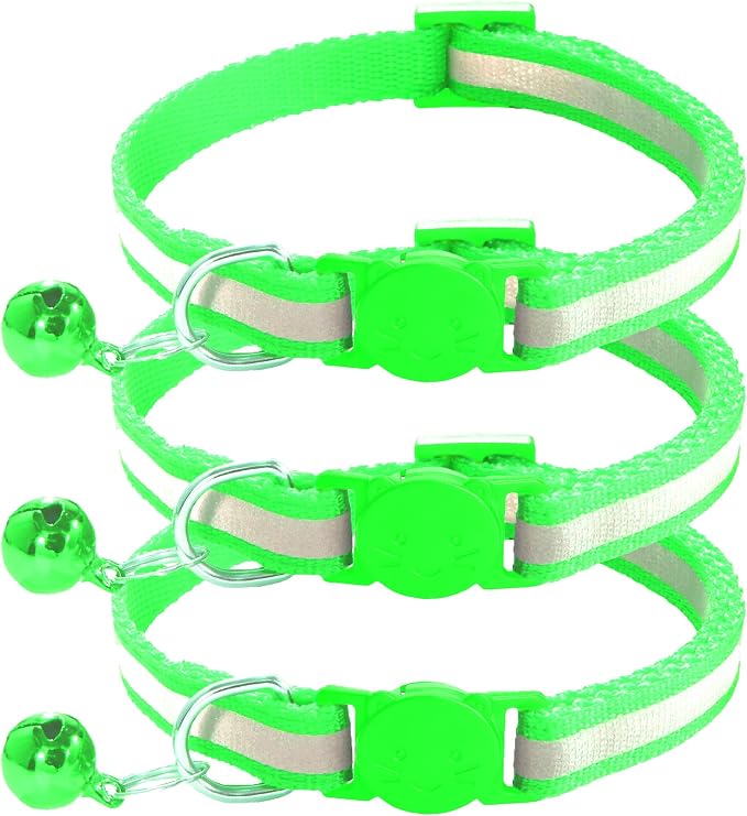 3 Pack Reflective and Breakaway Cat Collars by Unknown