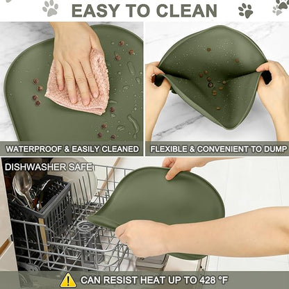 Small Silicone Pet Food Mat - Image 6