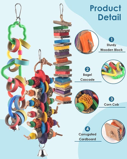 Bissap 3 PCS Bird Chew Toys - Image 3