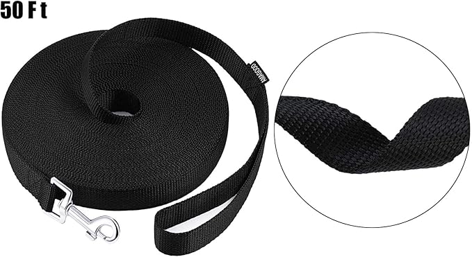 AmaGood Dog/Puppy Obedience Recall Training Agility Lead-15 ft 20 ft 30 ft 50 - Image 3