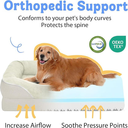 Washable Orthopedic Large Dog Bed - Image 2