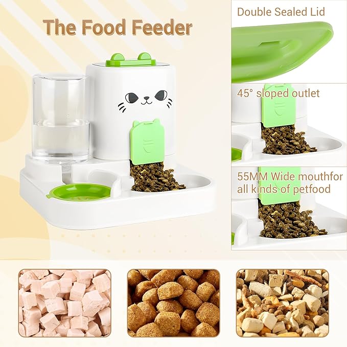 2-in-1 Gravity Pet Feeder & Water Dispenser - Image 4
