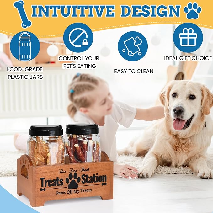 Dog Treat Container Dog Food Container - Image 2