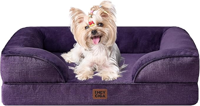 EHEYCIGA Orthopedic Dog Bed for Small Dogs, Waterproof Memory Foam Small Dog by EHEYCIGA