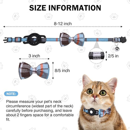Airtag Cat Collar with Bells, Kitten Collar Breakaway - Image 5