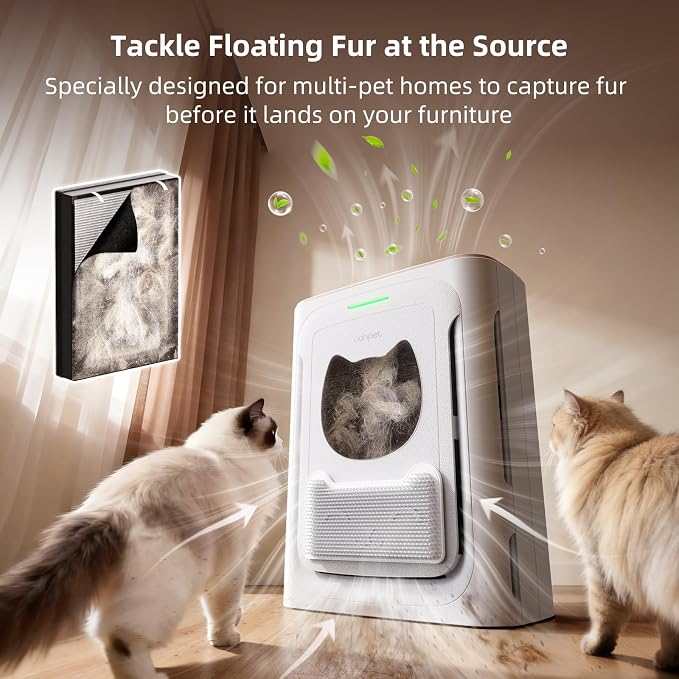 uahpet Pet Air Purifier for Home, Smoke for Large Rooms up to 2100 Ft² - Image 2