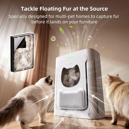 uahpet Pet Air Purifier for Home, Smoke for Large Rooms up to 2100 Ft² - Image 2
