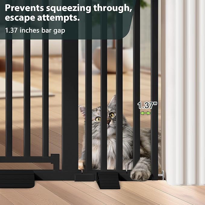51'' Extra Wide Cat Gate Barrier 30-63'' Wide - Image 3