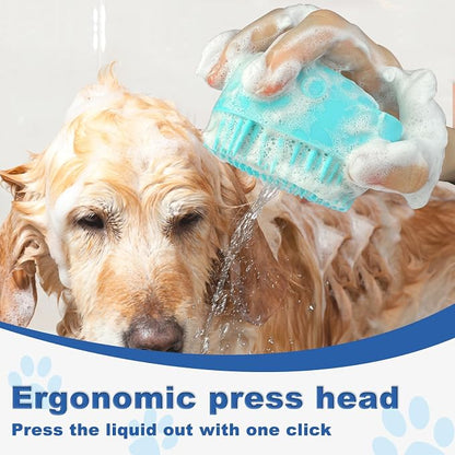 2PCS Dog Washing Gloves and Dog Shampoo Brush, Dog Bath Supplies Dog and Cat - Image 6
