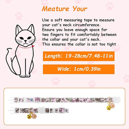 2 Pack Cotton Breakaway Cat Collars - Image 2