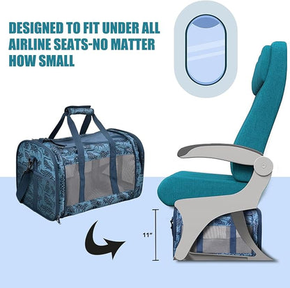 Soft-Sided Kennel Pet Carrier for Small Dogs, Airline Approved Cat Carriers Dog - Image 4