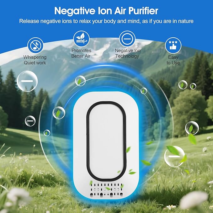 Plug in Air Ionizers 3-Pack, Negative Ion Air Purifier - Image 3