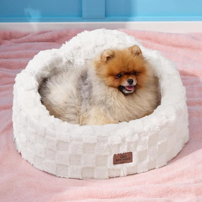 Joydeco Cloud Dog Bed for Small Dogs & Cats, Washable Pet Bed by JOYDECO