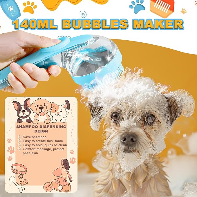 3Pcs Dog Bath Brush, Dog Scrubber - Image 2