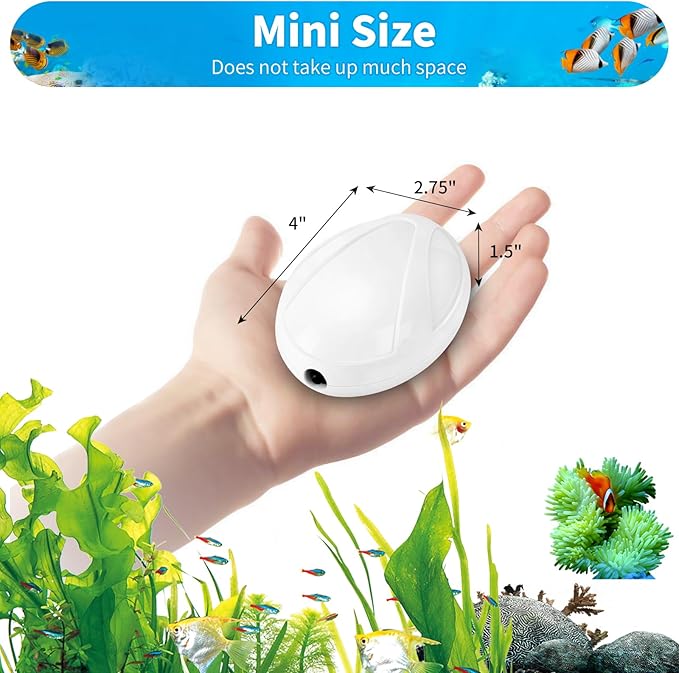 AQUANEAT Aquarium Air Pump for 20-210 Gallon Tank, Fish Air Bubbler, Hydroponic - Image 2