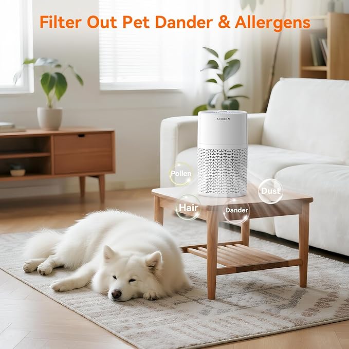 AIRROMI Pets Air Purifier for Home Allergies, - Image 4