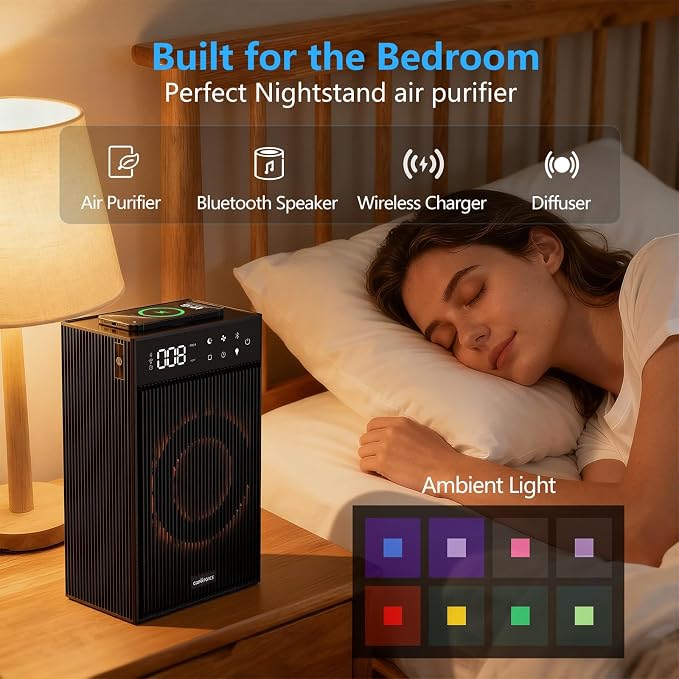 CleanForce Rainbow Cube | World’s First 4-in-1 Space-saving Air Purifier - Image 2