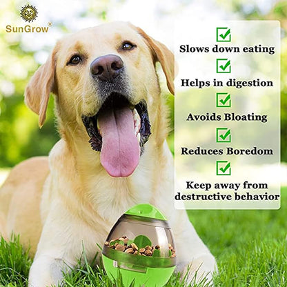 SunGrow Puppy, Small Dog Breeds, and Cat Treat Ball, Slow Pet Feeder, Boredom - Image 4