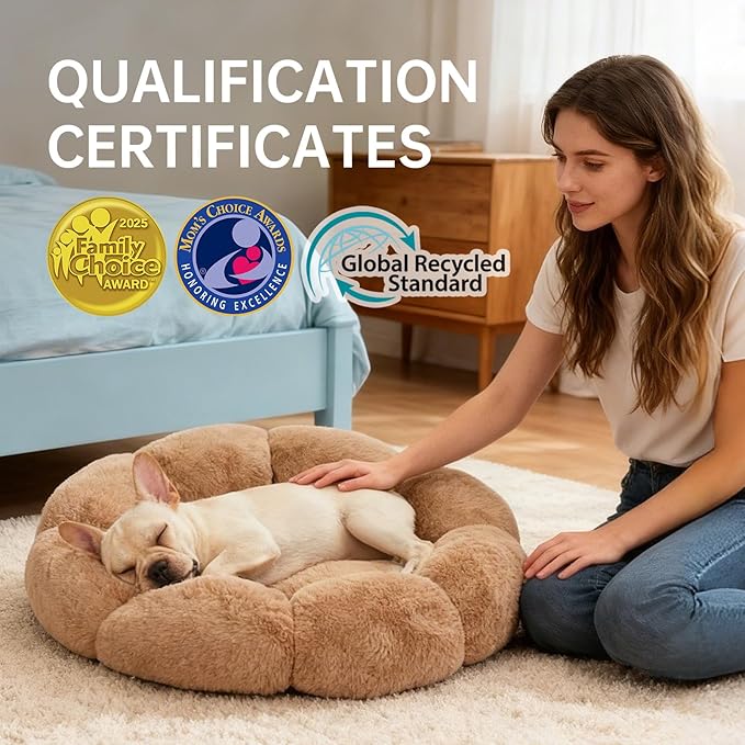 OhGeni 24 inches Calming Donut Dog & Cat Bed - Image 4