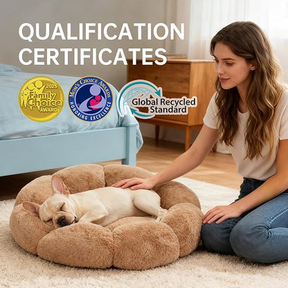 OhGeni 24 inches Calming Donut Dog & Cat Bed - Image 4