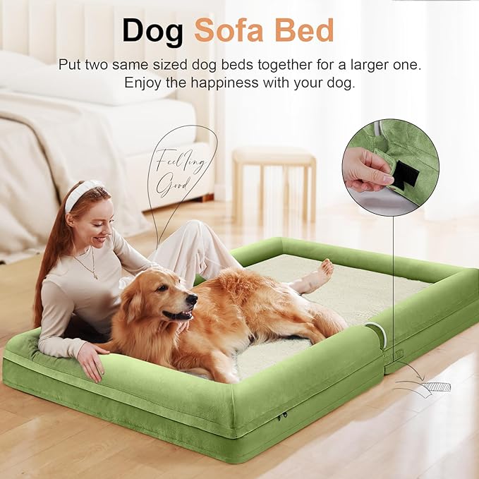 Large Dog Bed Orthopedic Washable: Beds Bolster XL Bed Big XLarge Dogs Egg - Image 3