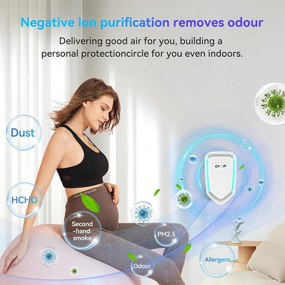 8Pack Air Ionizer for Home Negative Ion Air Purifier Plug In, Mini Filterless - Image 7