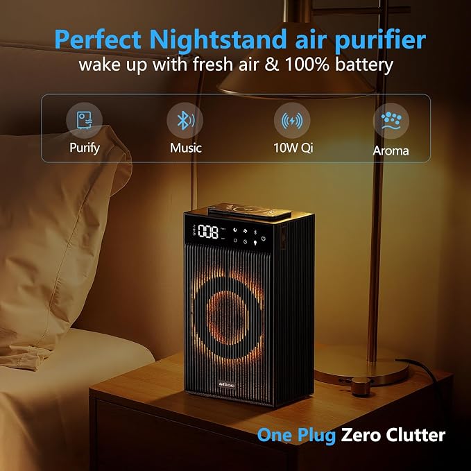 CleanForce Rainbow Cube | World’s First 4-in-1 Space-saving Air Purifier - Image 4