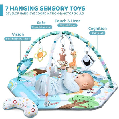 Baby Gym Play Mat, 8-in-1 Tummy Time Mat & Ball Pit - Image 2