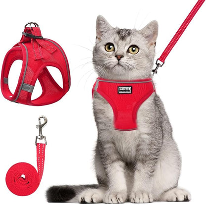 Cat Harness and Leash Set, Soft and Breathable Vest by Unknown