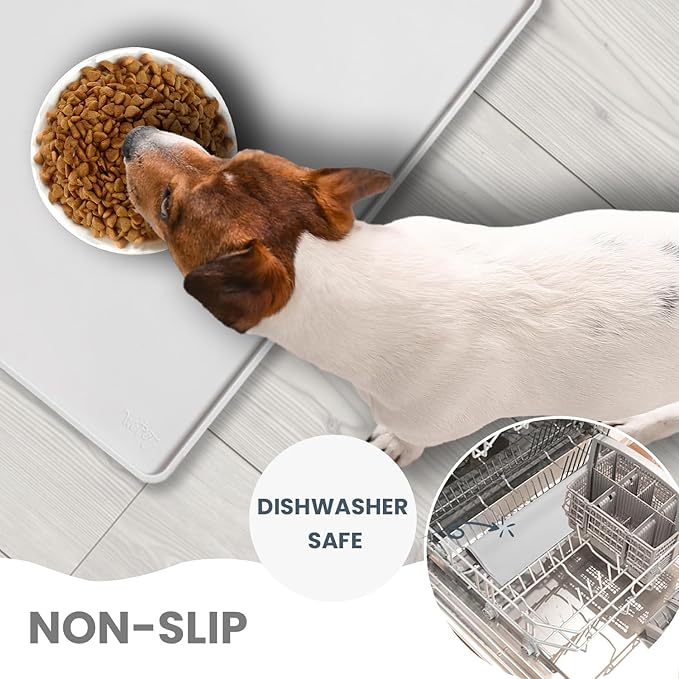 WePet Non-Slip Waterproof Pet Feeding Mat, 20x12 Inch - Image 5