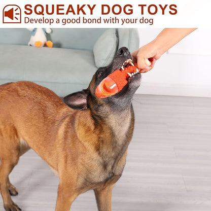 Indestructible Dog Toys for Aggressive Chewers Large Breeds, Durable Squeaky - Image 7