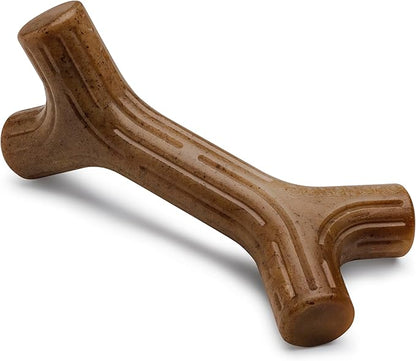 Benebone Bacon Stick Real Wood Durable Dog Chew Toy, Made in USA by Benebone