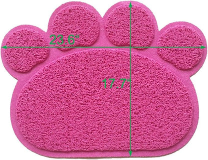 PVC Pet Dog Cat Puppy Kitten Dish Bowl Food Water Feeding Placemat, Non-Slip - Image 4