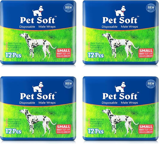 Pet Soft Disposable Male Dog Wraps by PetSoft