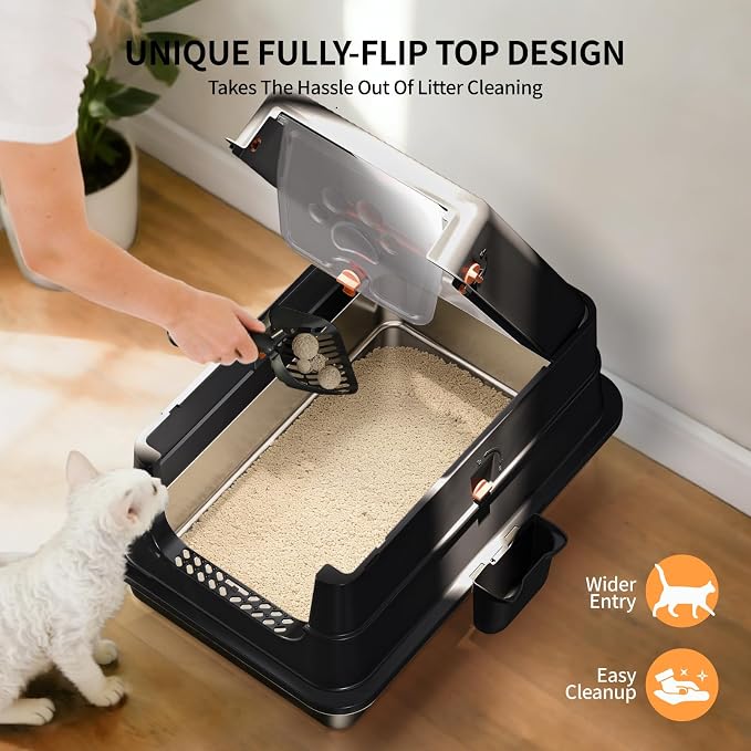 Stainless Steel Cat Litter Box - Image 3