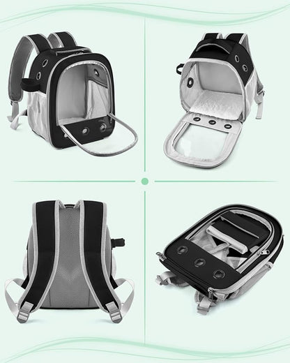 Guinea Pig Carrier Backpack, Portable Rabbit Travel Carring Bag - Image 3