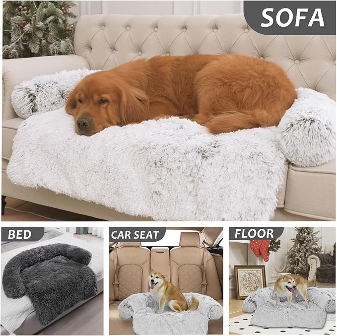 Tinaco Luxurious Calming Dogs/Cats Bed Mats, Dog Pad Washable Removable Couch - Image 7