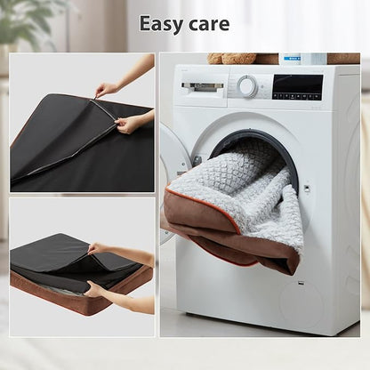 Orthopedic Dog Bed for Large Dogs, Egg Crate Foam Bed for Large Dogs, Equipped - Image 5
