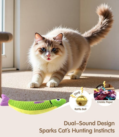PetBusy Cat Toys with Interactive Soft Chew Kicker Cat Toys - Image 3