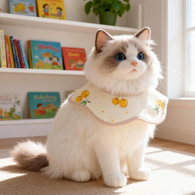 3Pcs Cat Collar Adjustable Kitten Collar Bandana - Image 6