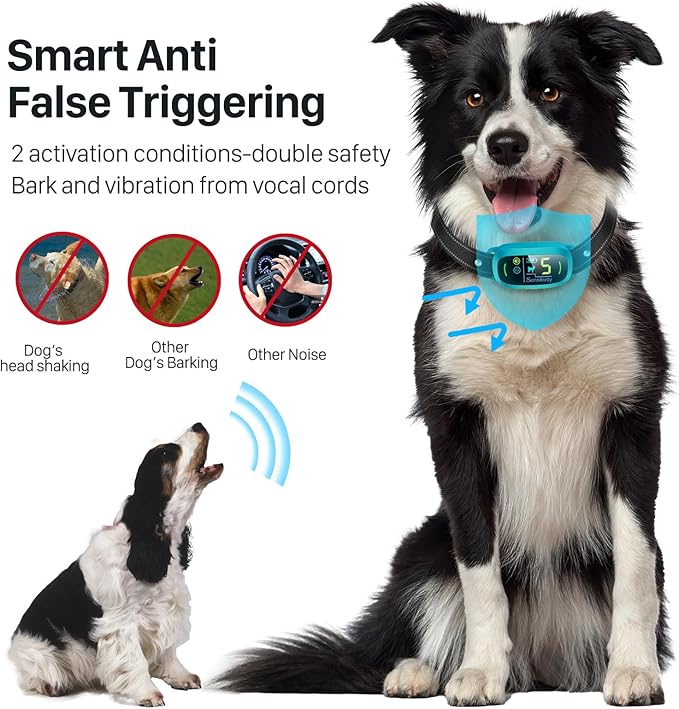 Dog Bark Collar for Large Medium Small Dogs, Rechargeable Smart Bark Collar - Image 5