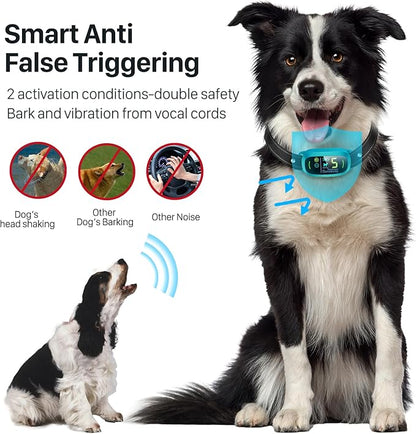 Dog Bark Collar for Large Medium Small Dogs, Rechargeable Smart Bark Collar - Image 5