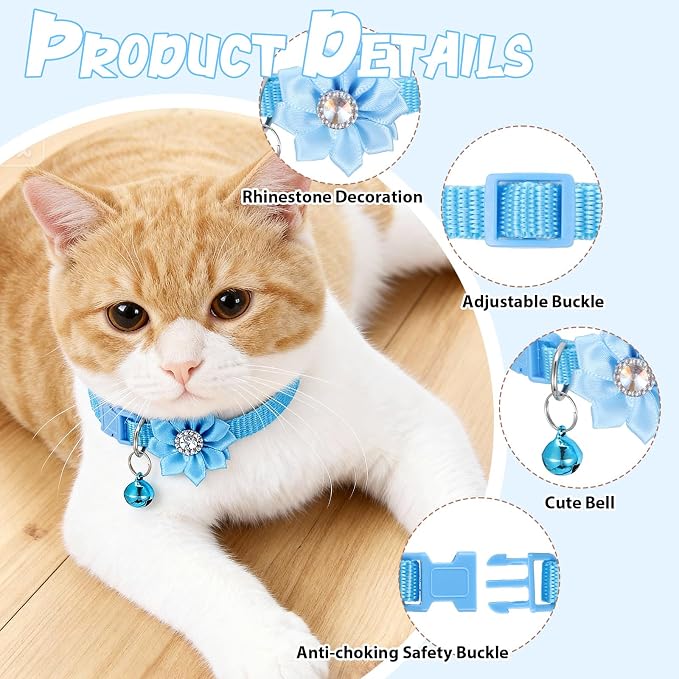6 PCS Cute Cat Collar Breakaway - Image 4