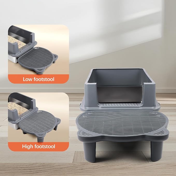 Adjustable Cat Ramp Litter Box Step Double Layer - Image 7