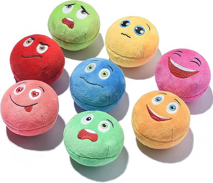 SCHITEC Squeaky Dog Toys, Soft Stuffed Plush Balls by SCHITEC
